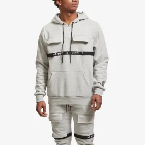 8&9Mfg - Strapped Up Fleece Hoodie