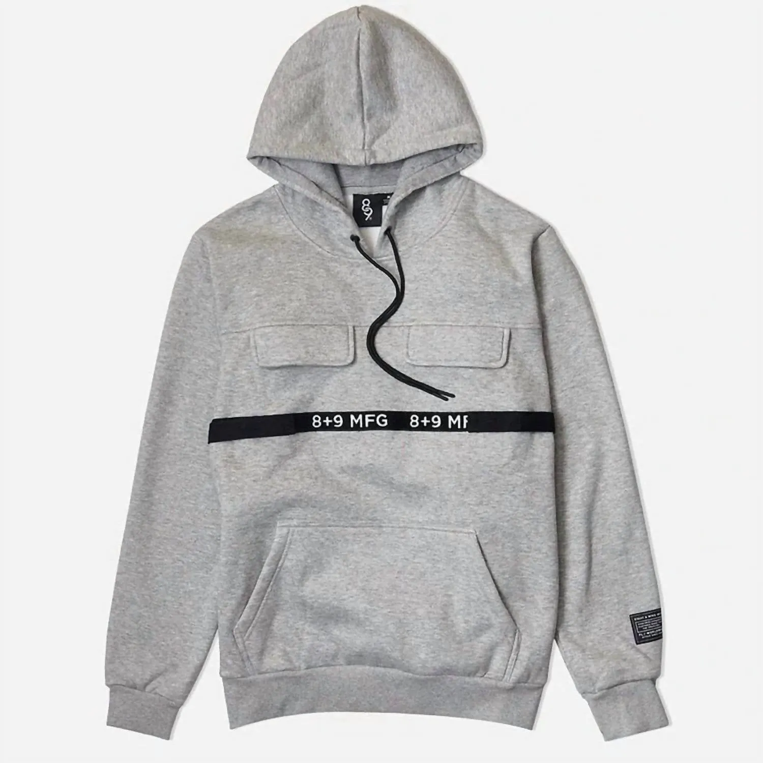 8&9Mfg - Strapped Up Fleece Hoodie