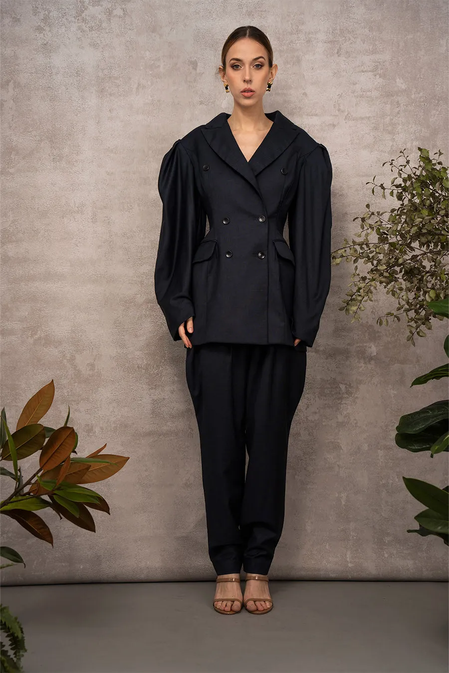 Agbalumo Double Breasted Tailored Jacket