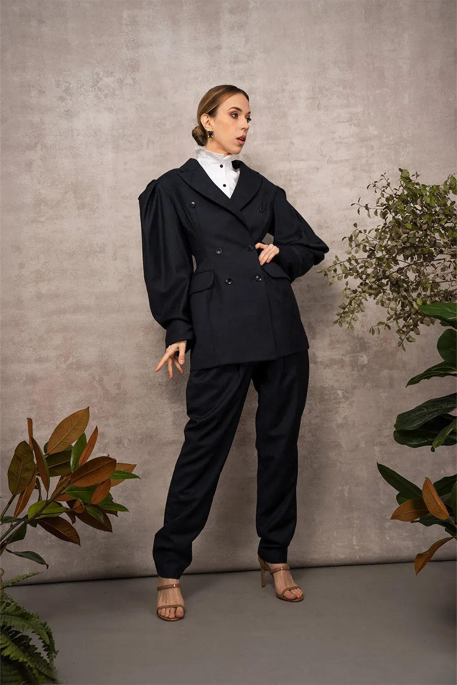 Agbalumo Double Breasted Tailored Jacket
