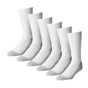 American Made  Steel Toe Boot Socks Extra Cushioned Size 9-15, 6 Pack