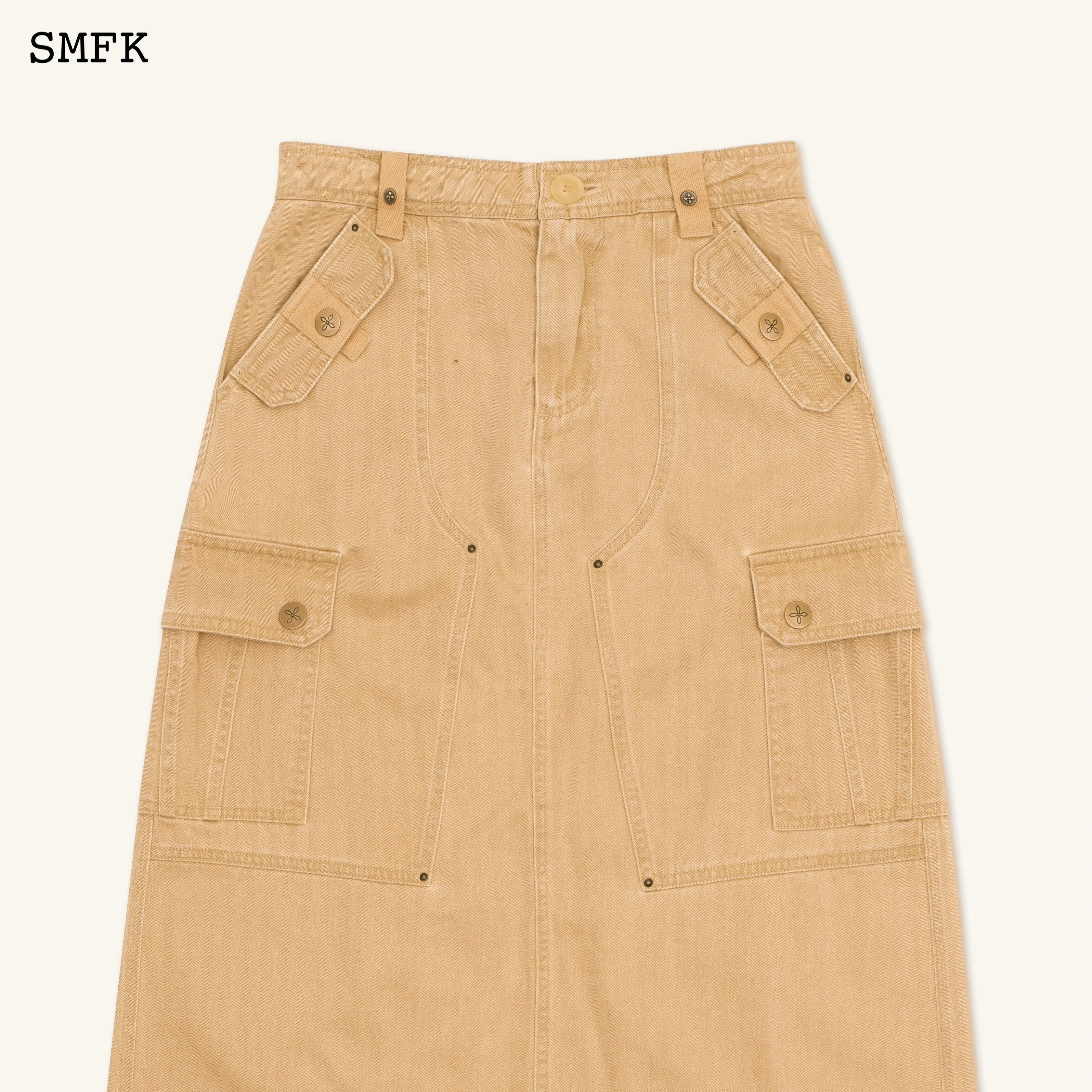 Ancient Myth Tarpan Workwear Long Skirt Wheat