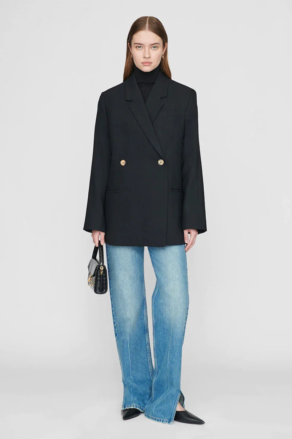 Anine Bing Kaia Blazer - Black