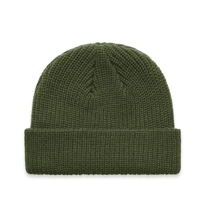 AS COLOUR CABLE BEANIE (ARMY)