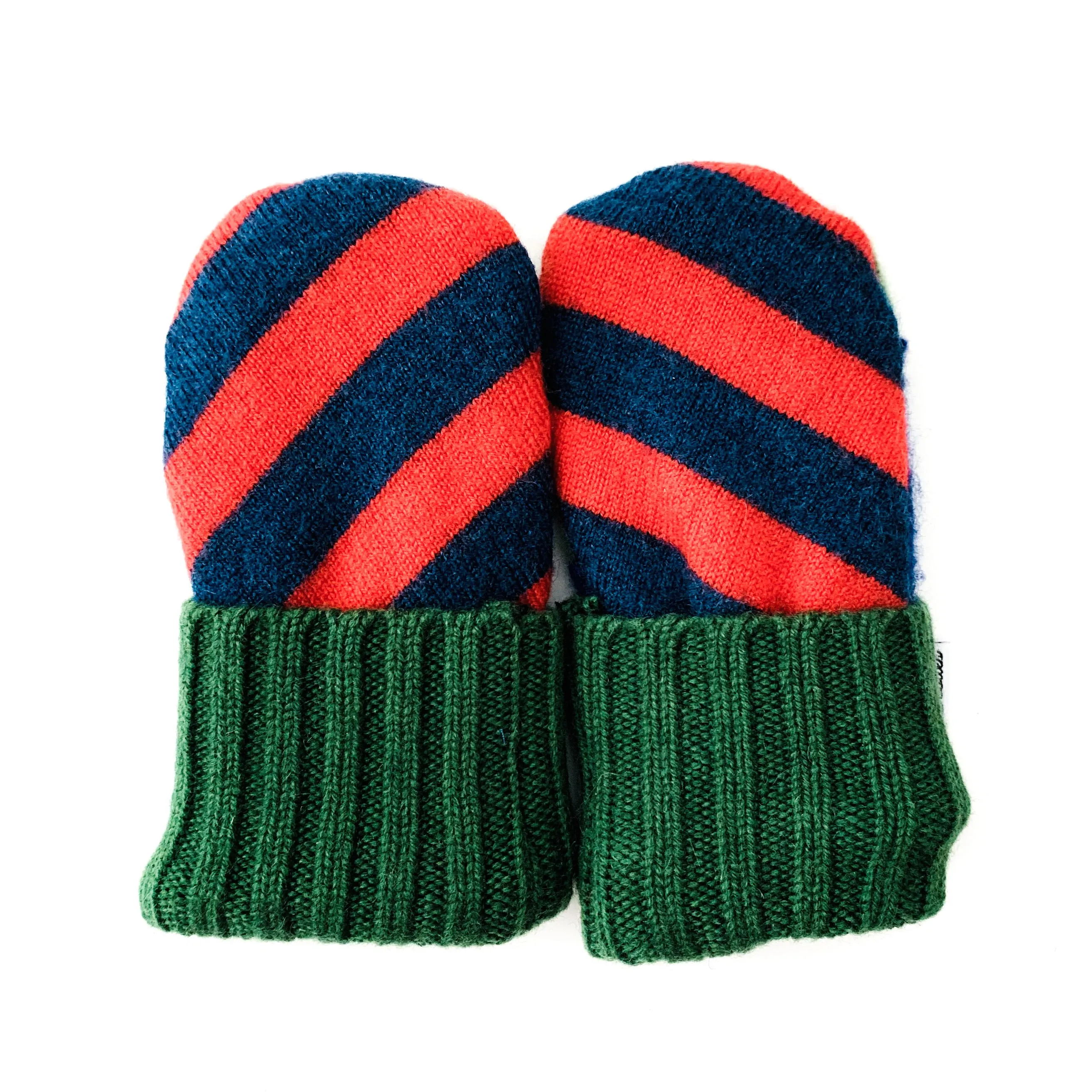 Baby Wool Sweater Mittens | Buddy Stripes