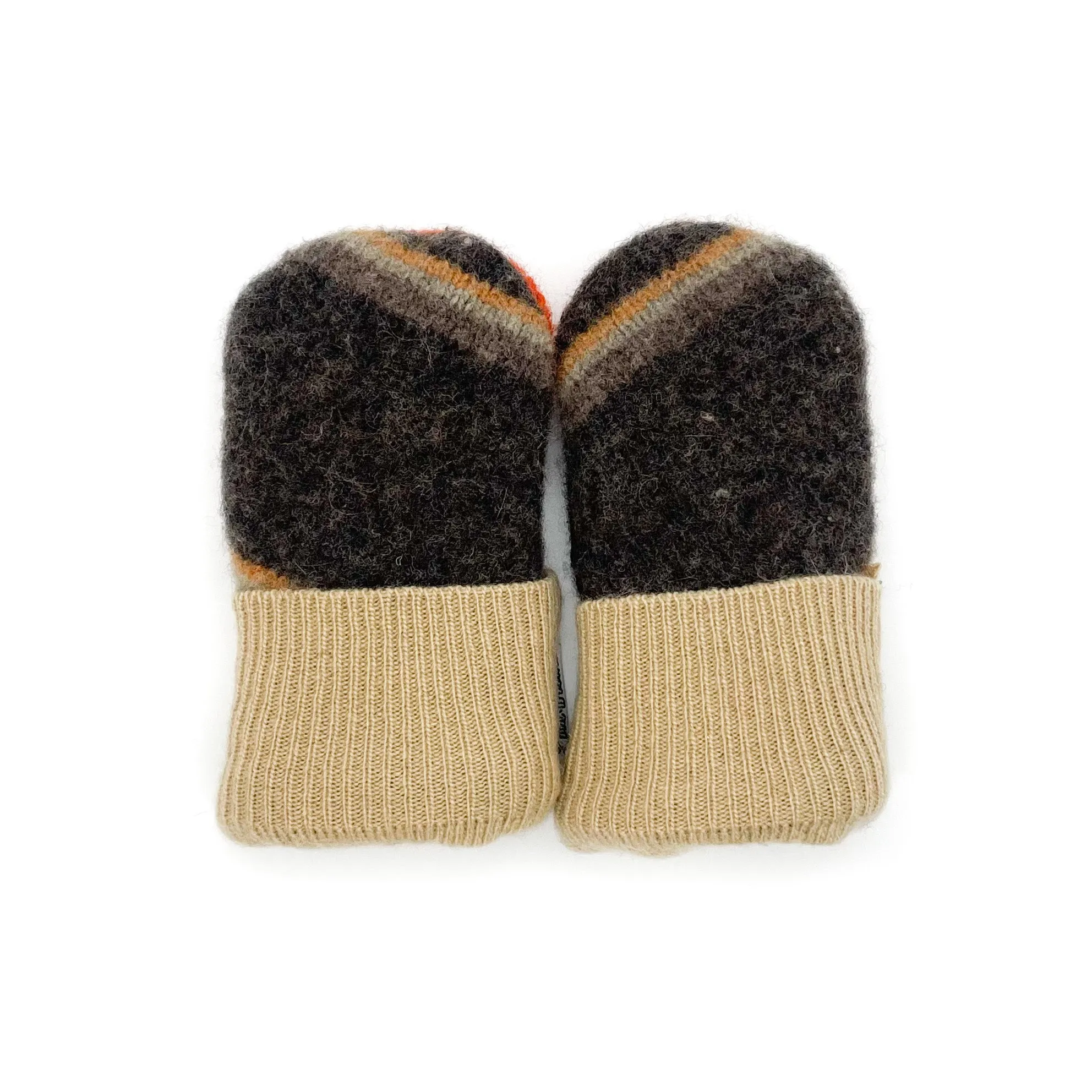 Baby Wool Sweater Mittens | Pumpkin Pie