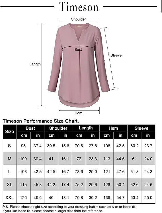 Black Stripe Women's Casual Chiffon V Neck 3/4 Sleeve Blouse Tops - Timeson