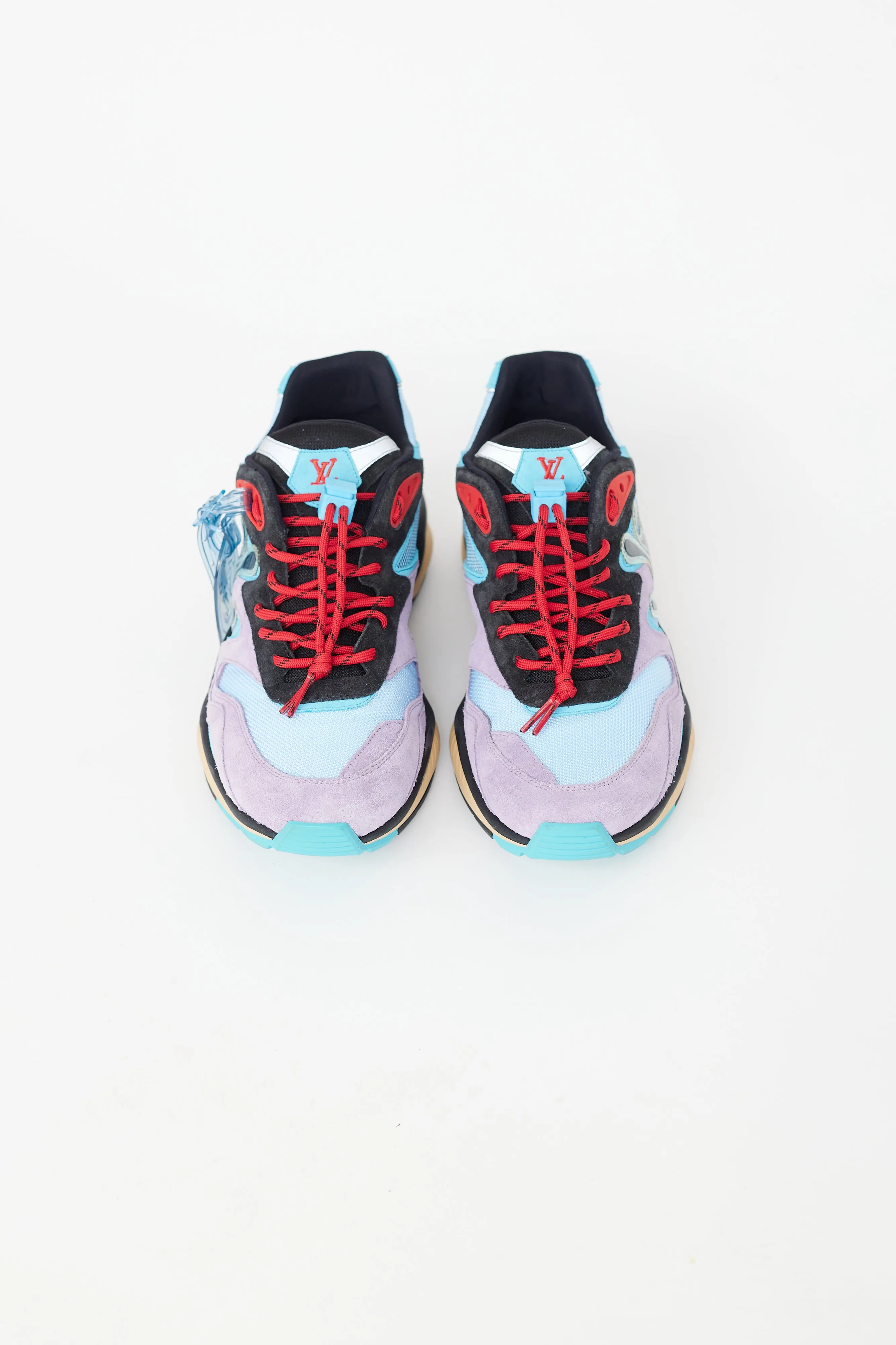 Blue & Purple Suede Trail Sneaker