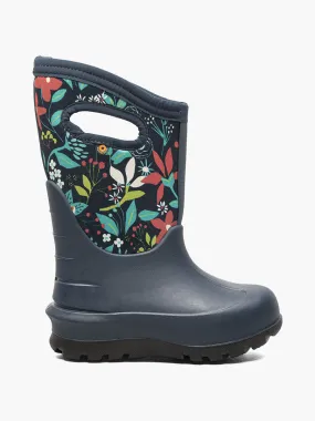 Bogs Kids' Neo-Classic Flower Winter Boots