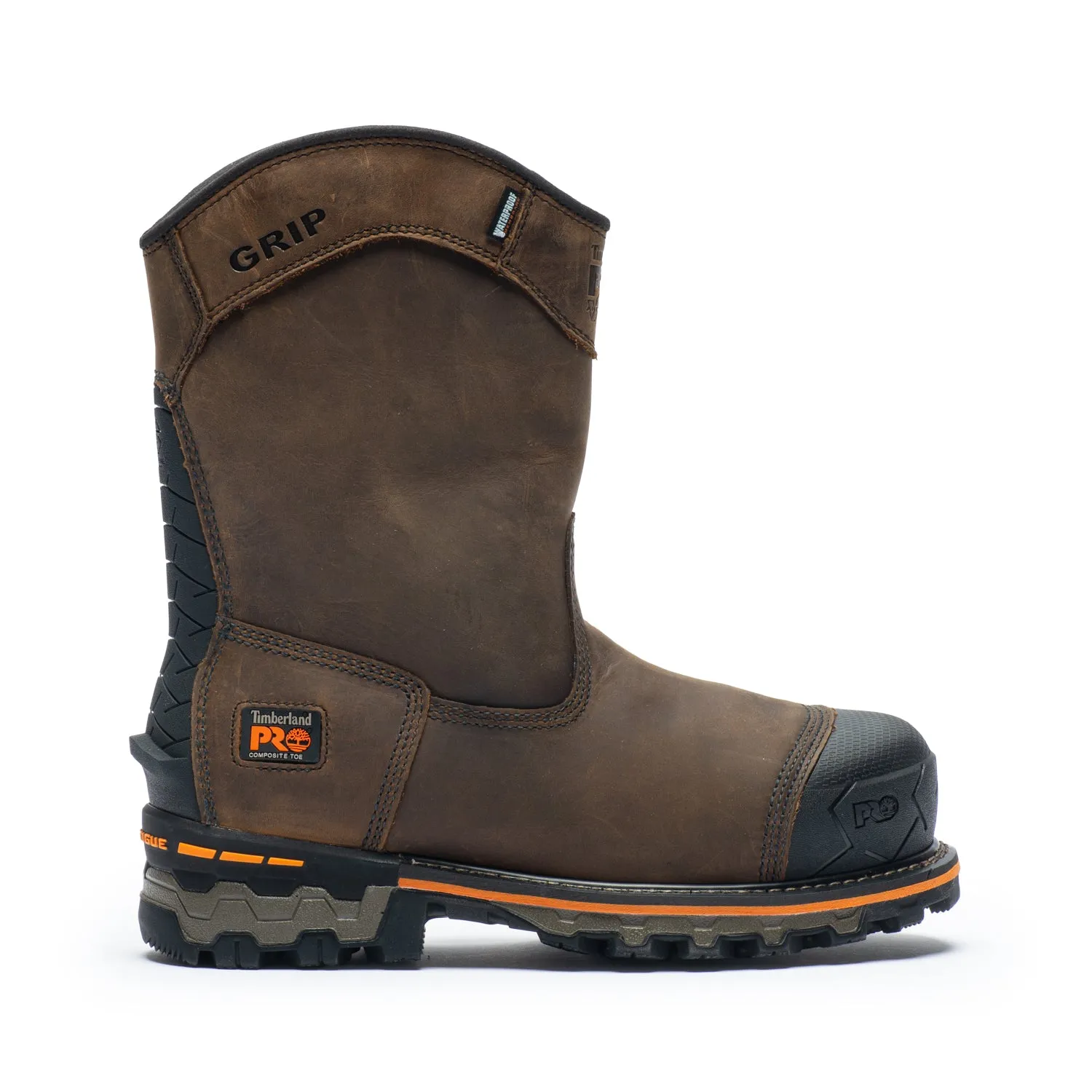 Boondock Pull-On Men's 8" Composite Toe Work Boots A4499