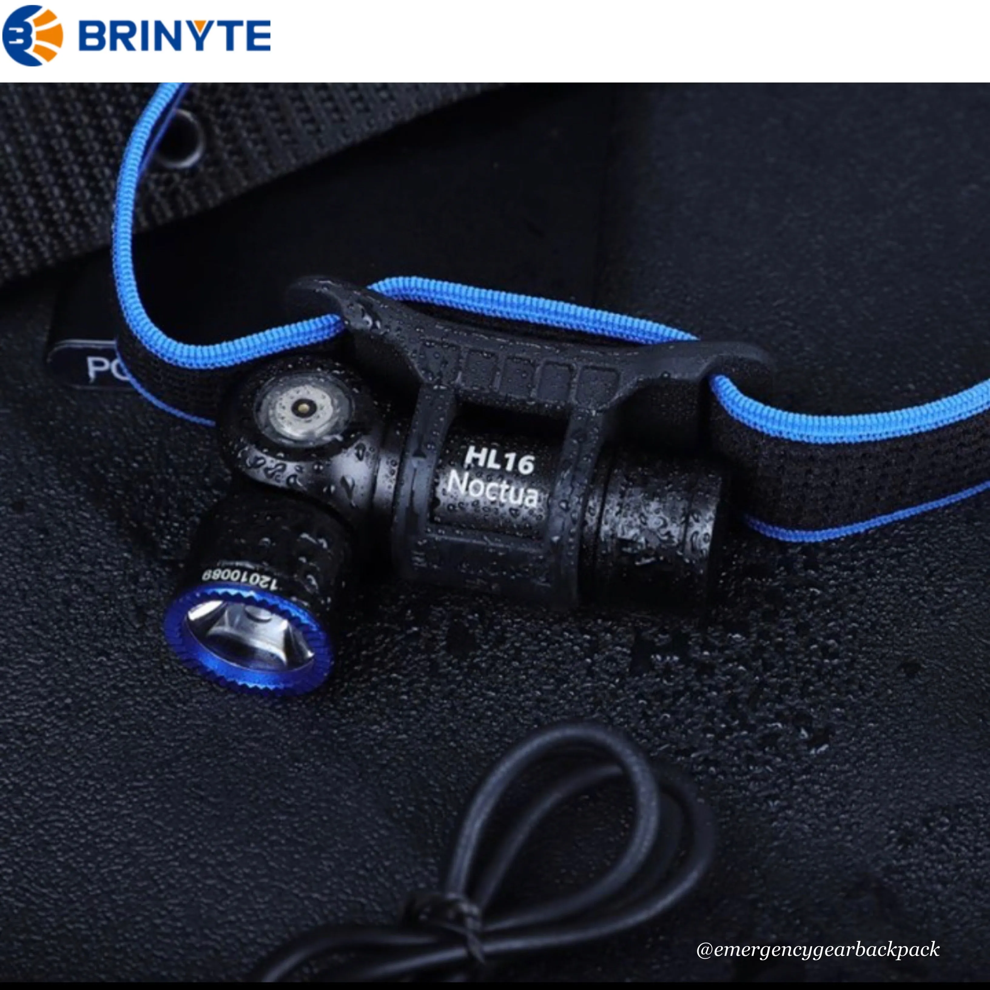 Brinyte HL16 Noctua Headlamp 520LMS 140M