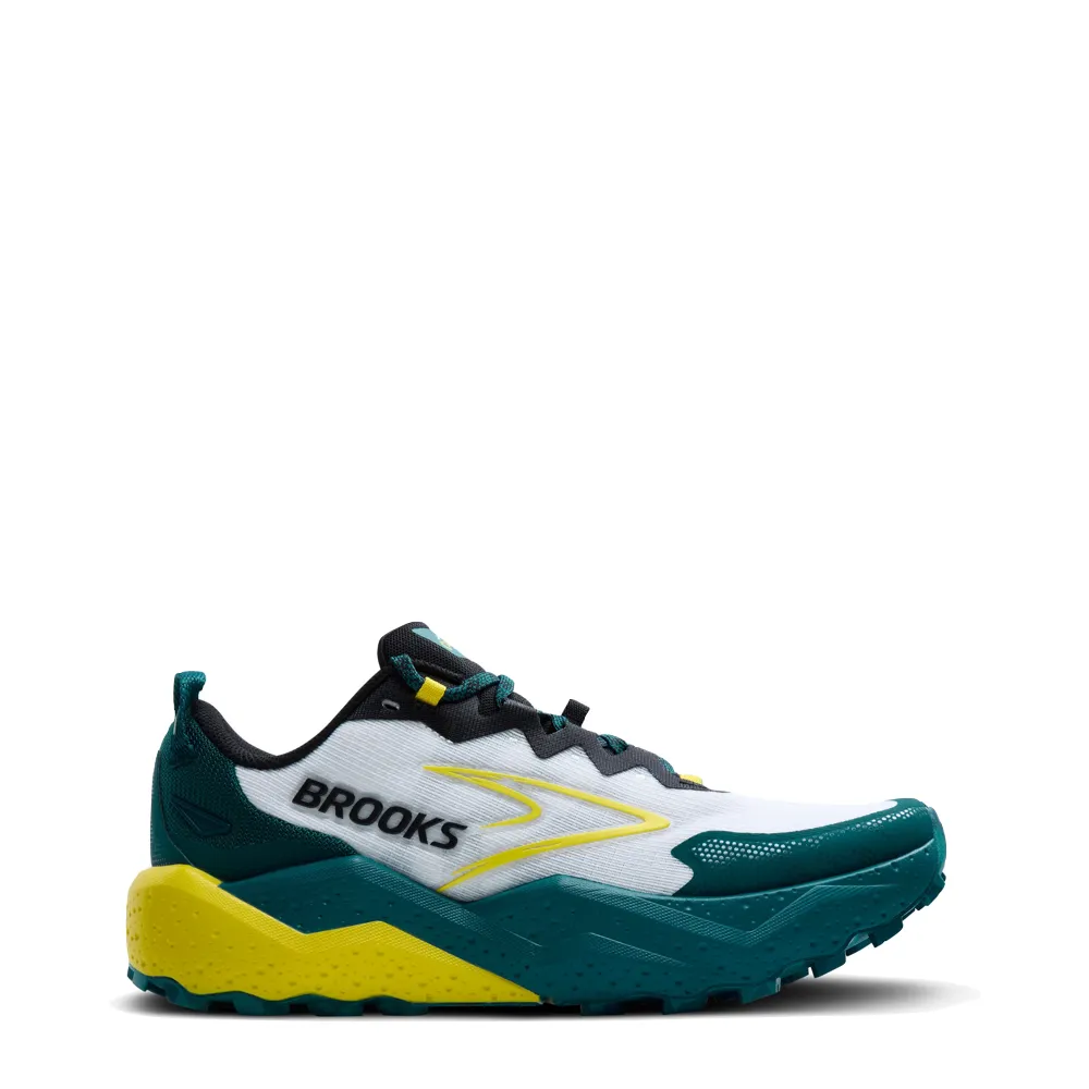 Brooks Men's Caldera 8 Sneakers in Bit of Blue/Quince/Celestial