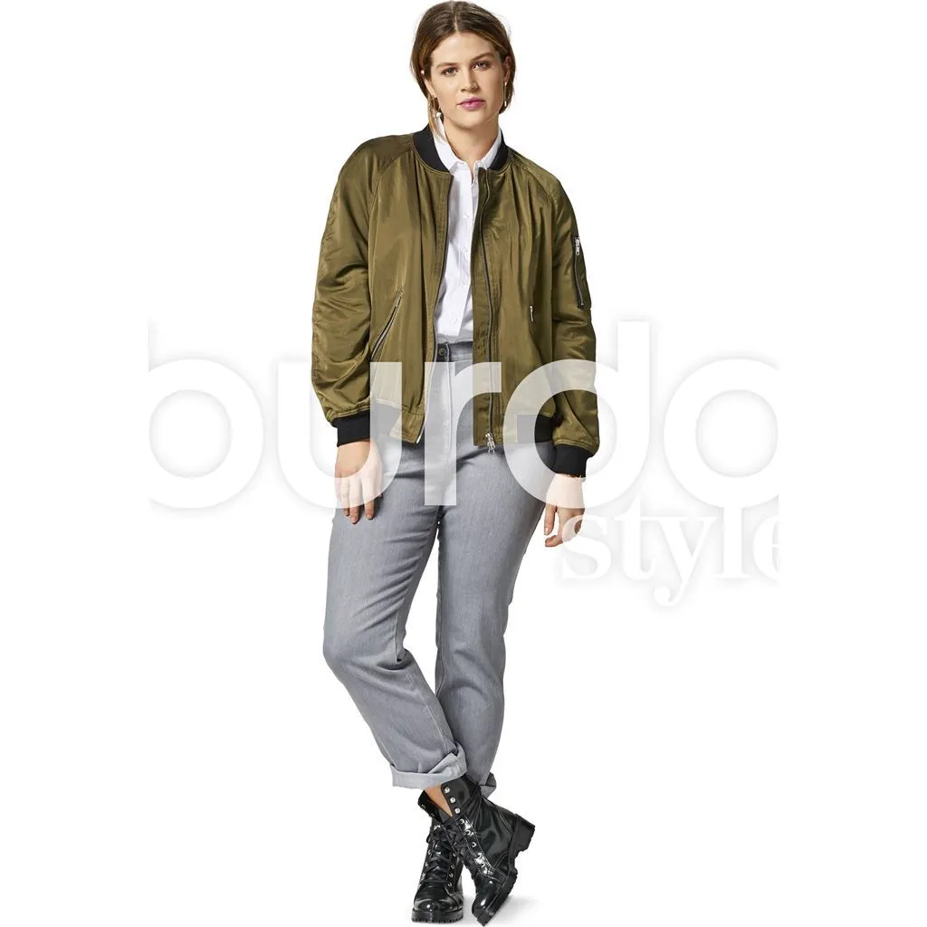 Burda Style Pattern B6489 Women's Hooded Jacket