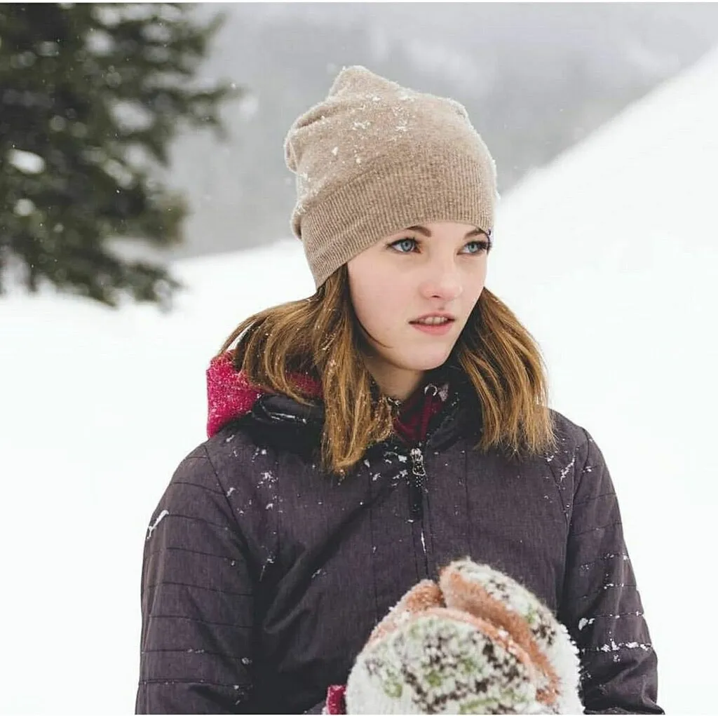 CASHMERE BEANIE | Dark Brown