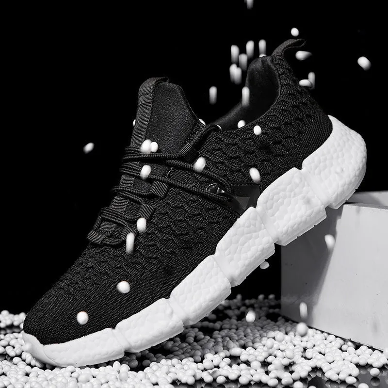 Casual Sports Shoes With Front Lace Men's Low-top Flat-heel Men's Shoes
