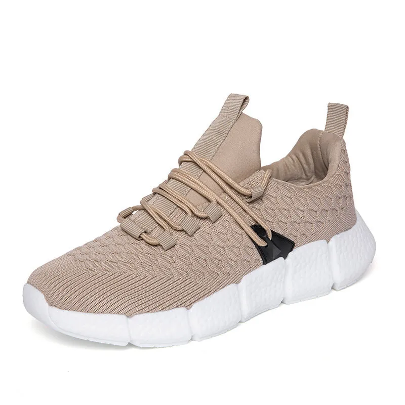 Casual Sports Shoes With Front Lace Men's Low-top Flat-heel Men's Shoes