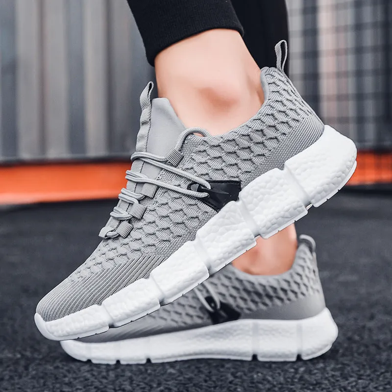 Casual Sports Shoes With Front Lace Men's Low-top Flat-heel Men's Shoes