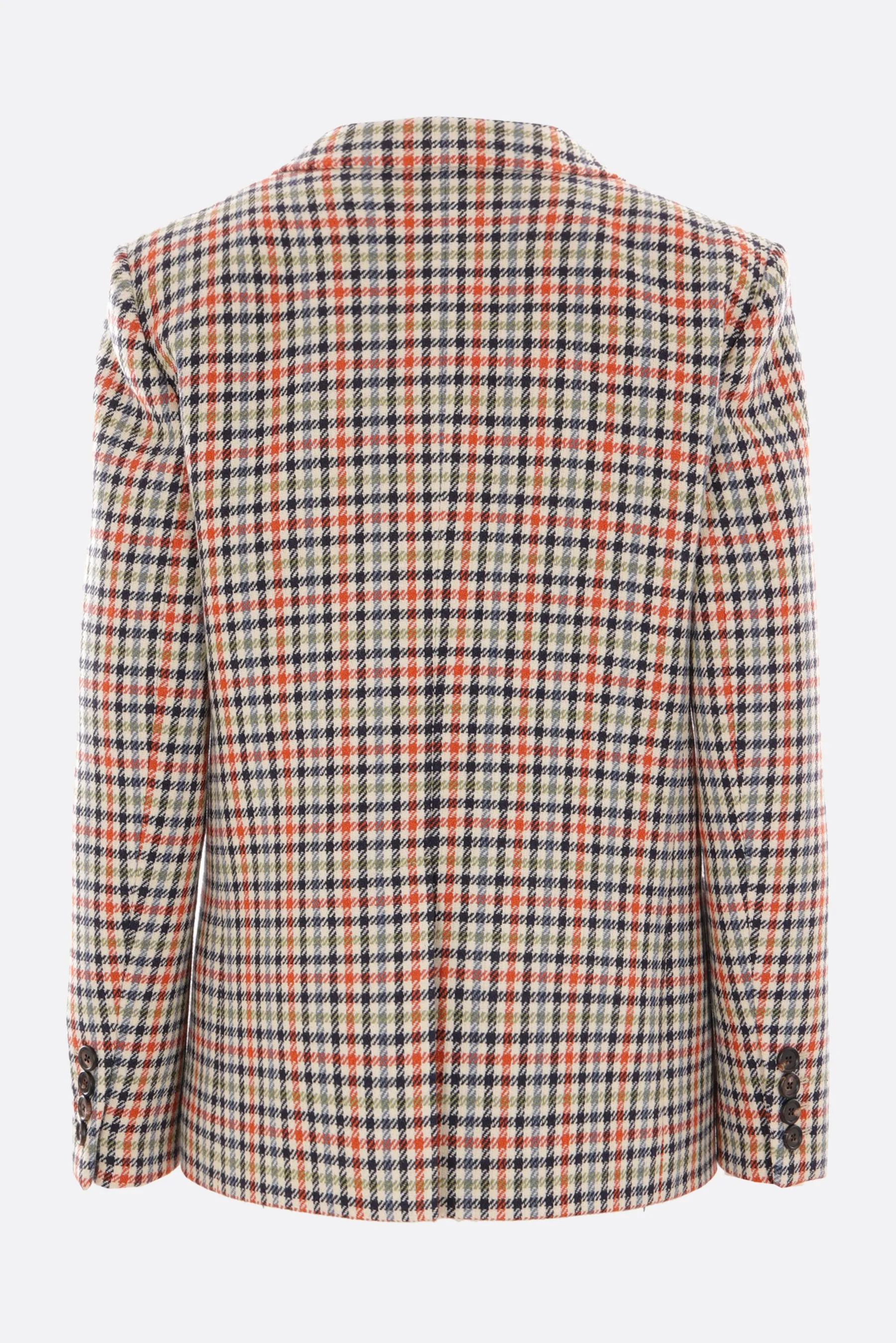 Check Wool Blazer