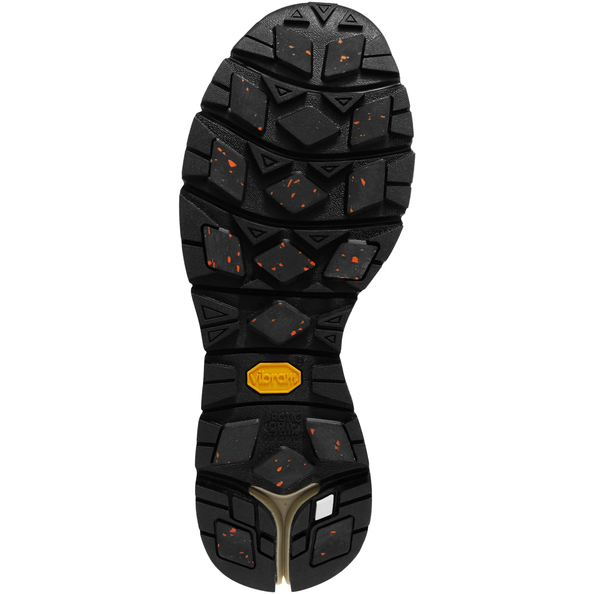 DANNER - Women's Arctic 600 Side-Zip Boot - Driftwood/Yellow Insulated 200G