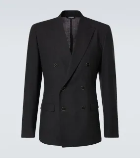 Dolce&Gabbana Double-breasted wool suit jacket