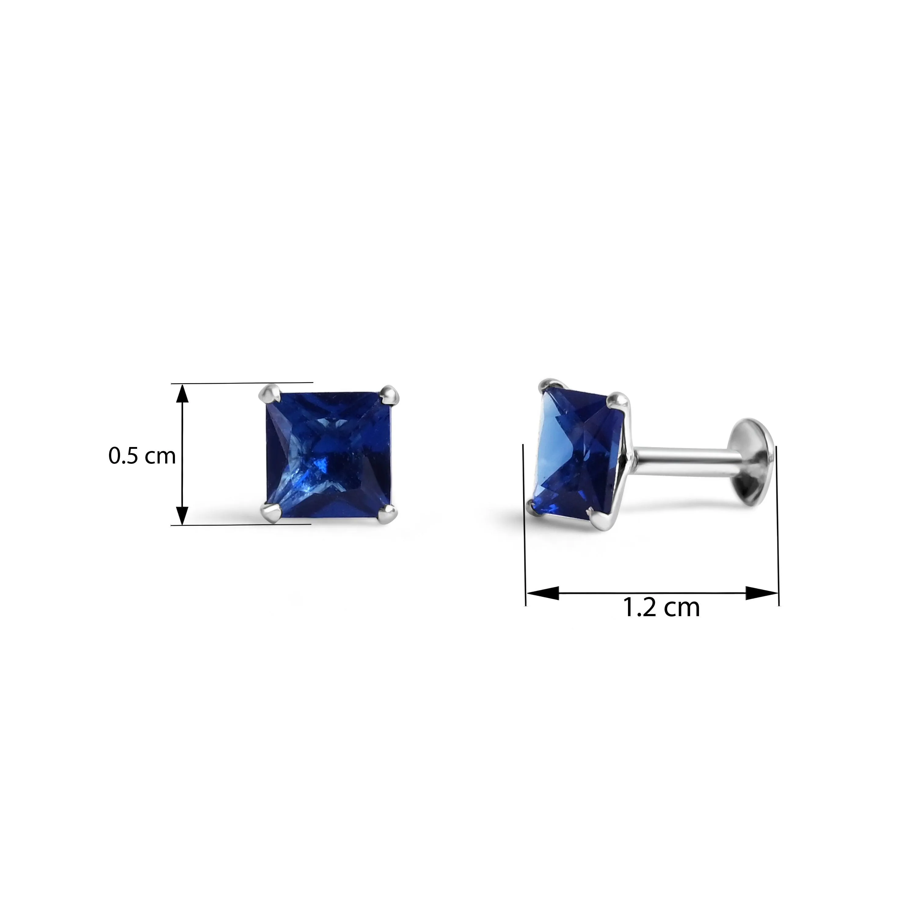 Elegant Blue Silver Tops