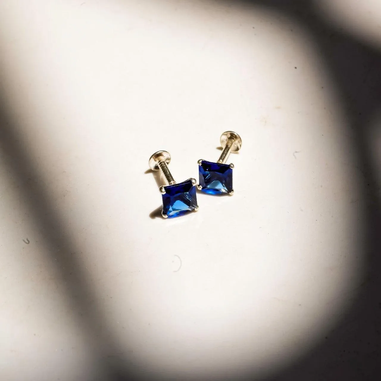 Elegant Blue Silver Tops