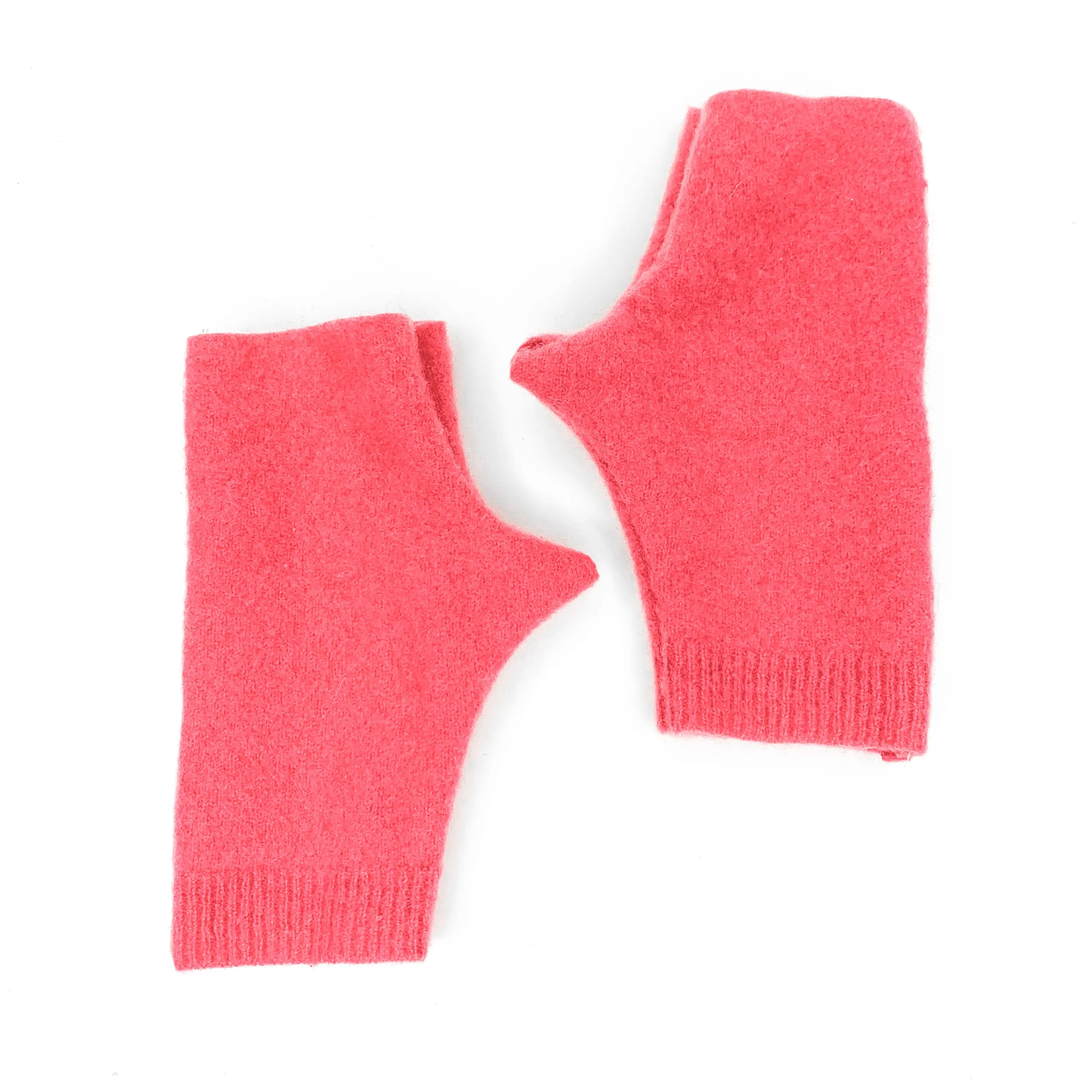 Fingerless Mittens | Pink
