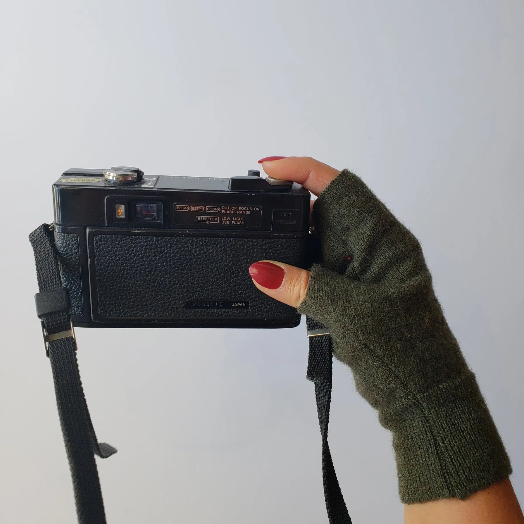 Fingerless Mittens | Pink