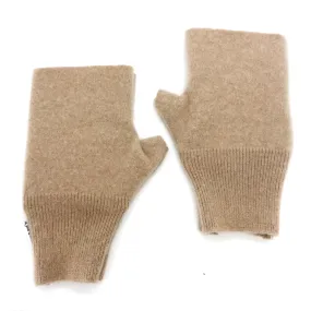 Fingerless Mittens | Tan