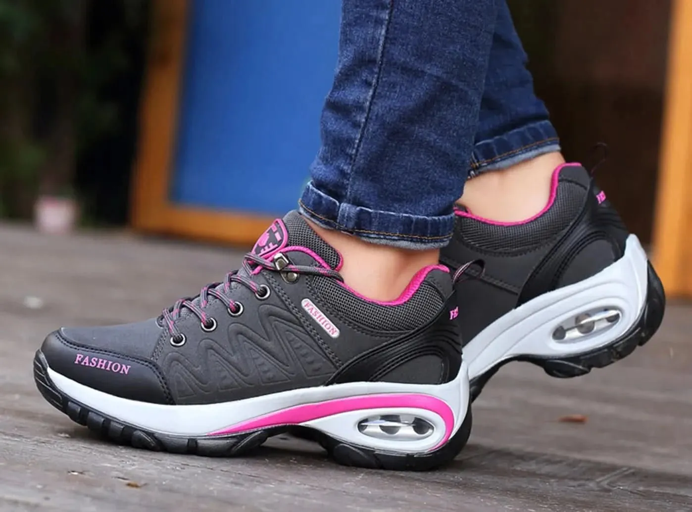 FitVille Women's Air Cushion Hiking Shoes