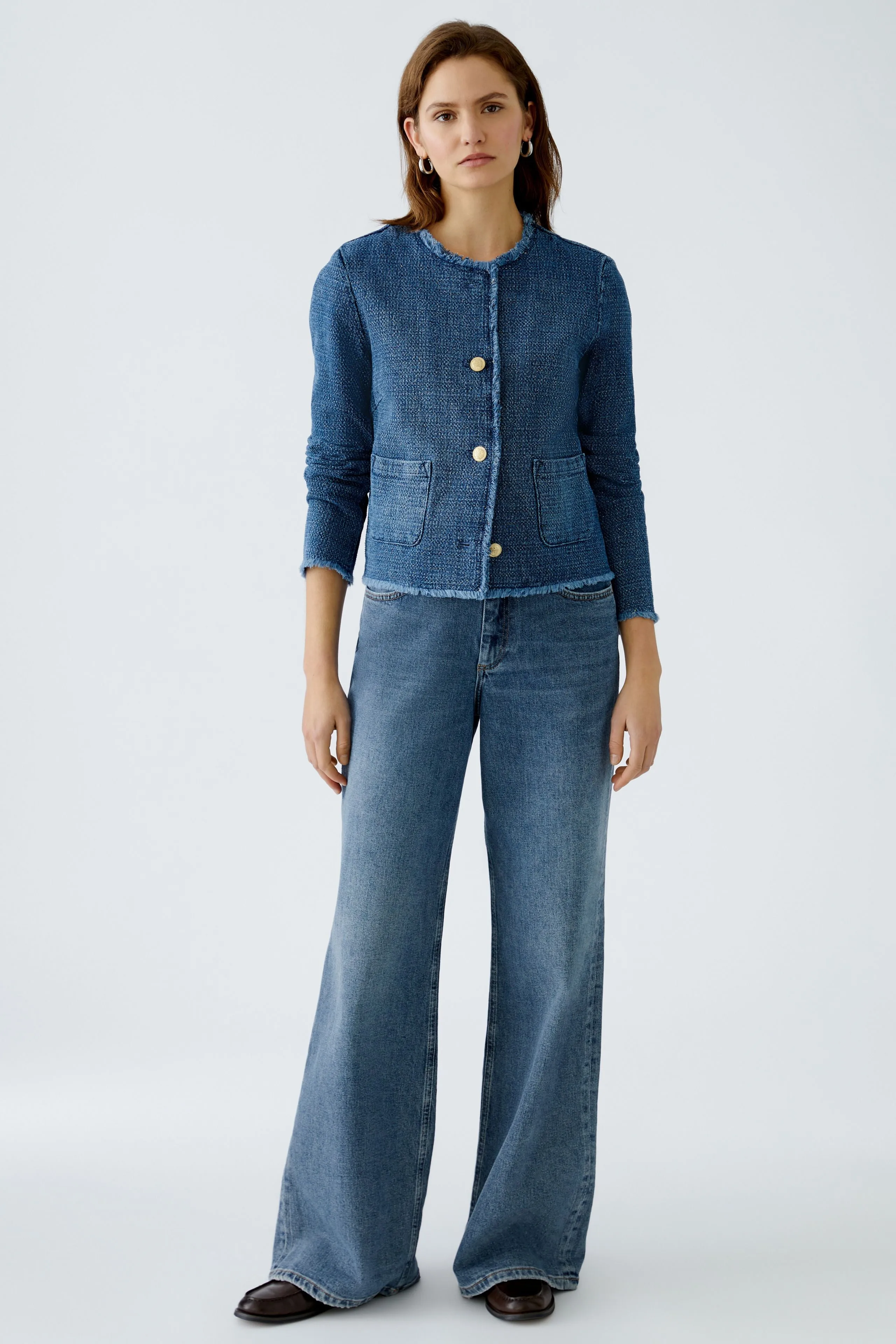 Frill Jacket - Blue