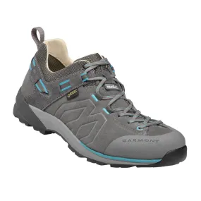 Garmont Women's Hiking Shoe - Santiago Low GTX Hiking Shoe, Grey/Turquoise