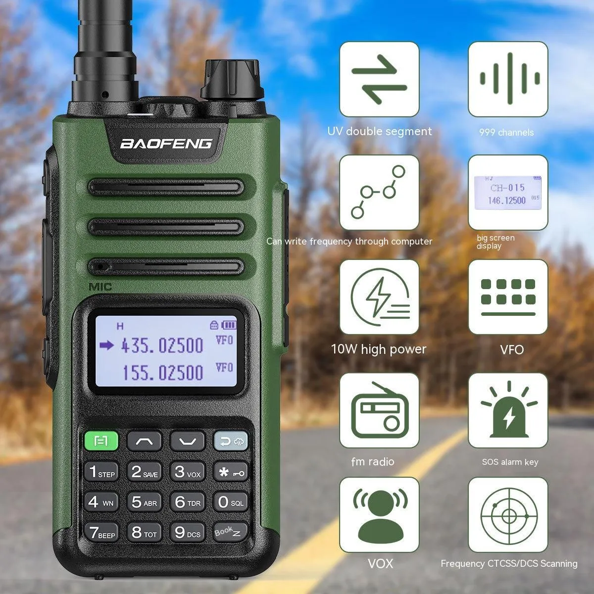 High-power Long-distance Walkie Talkie