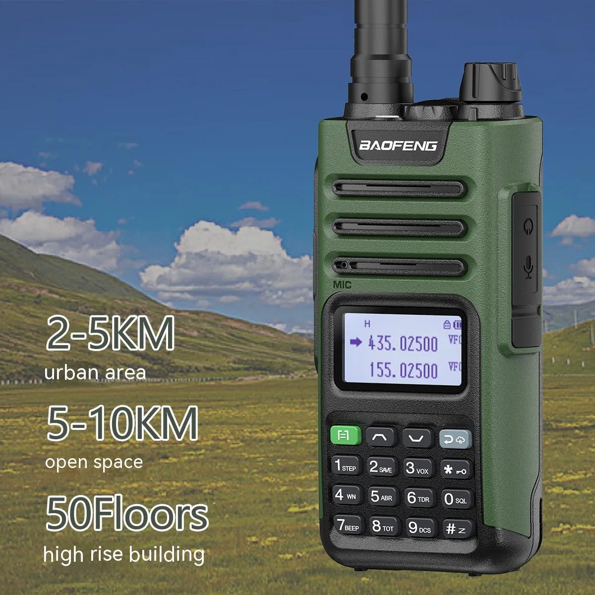 High-power Long-distance Walkie Talkie