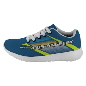 #HighBoltage L.A. Fan Inspired Z Stripe Running Shoes