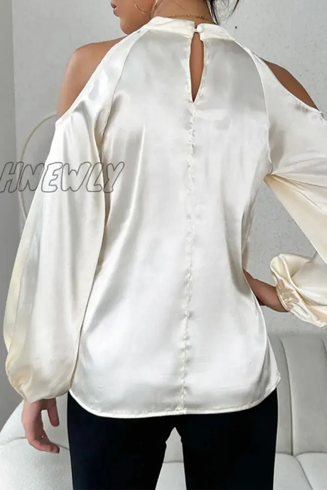 Hnewly - Celebrities Elegant Solid Frenulum Halter Tops