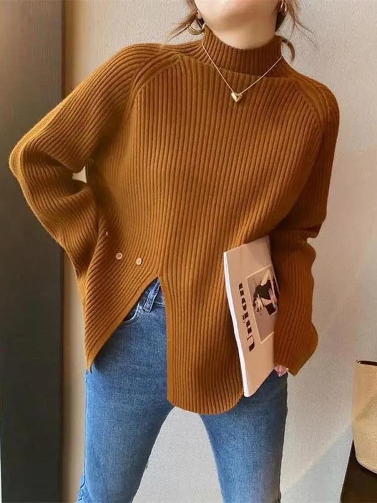 Janice Women Turtleneck Sweater