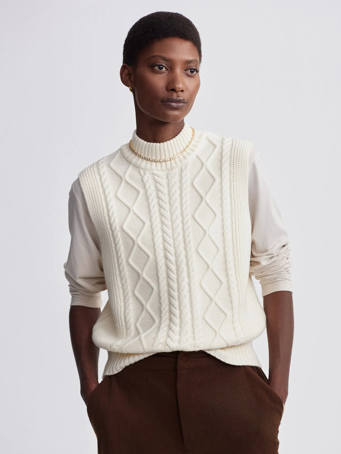Joilette Roll Neck Vest