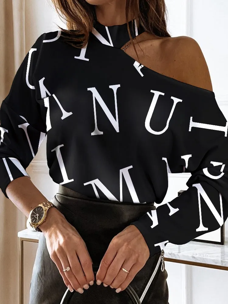 Julia Fashion - Women Elegant Fashion Long Sleeve Blouses Tops