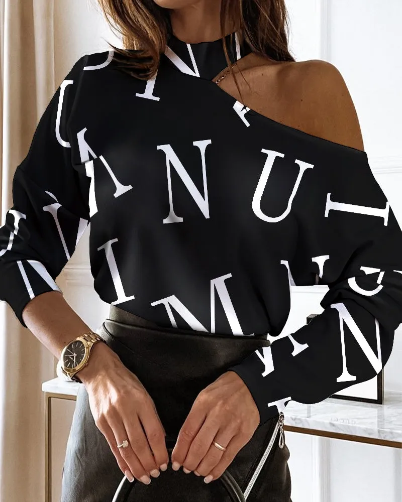 Julia Fashion - Women Elegant Fashion Long Sleeve Blouses Tops