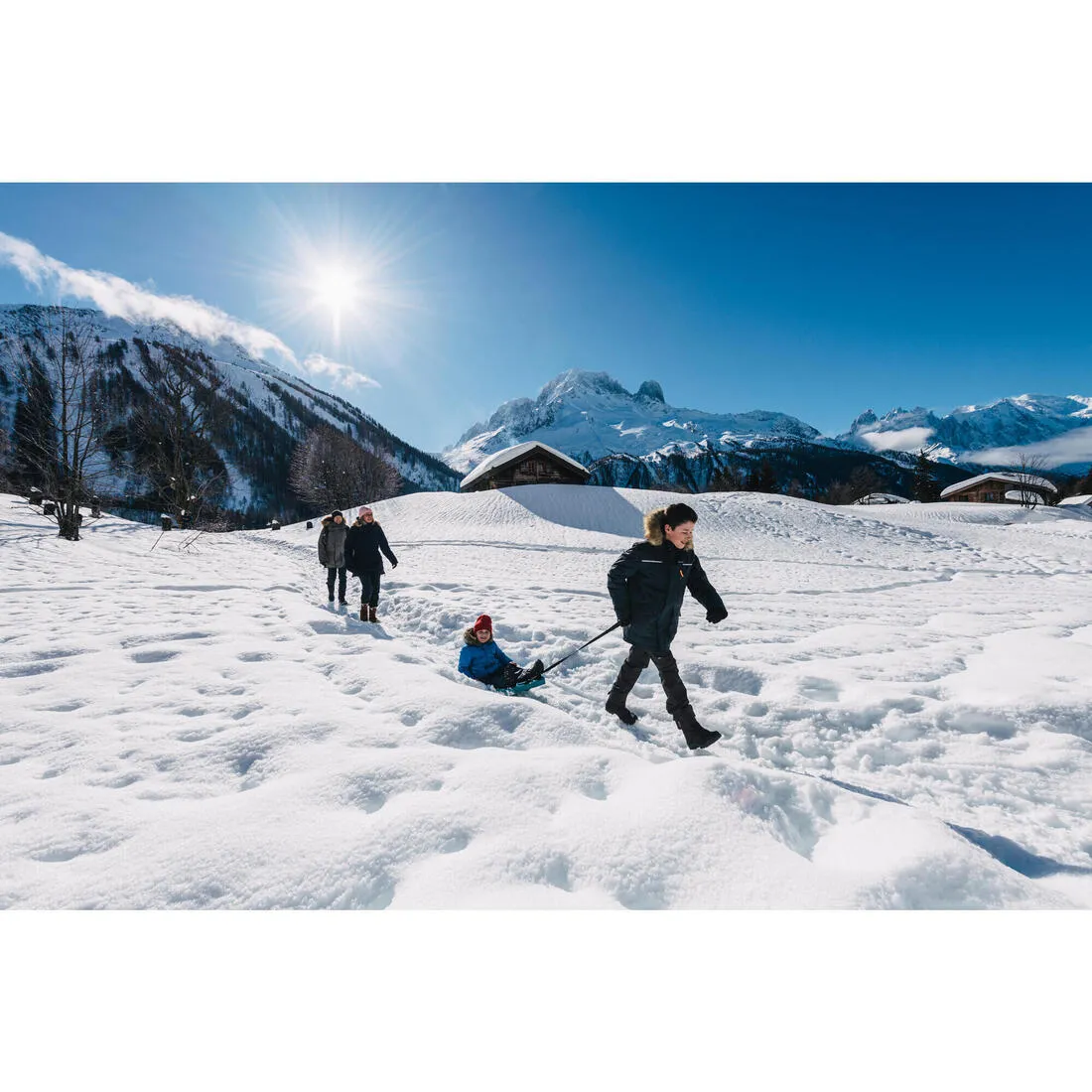 Kid's Snow Hiking Boots - SH100 X-Warm