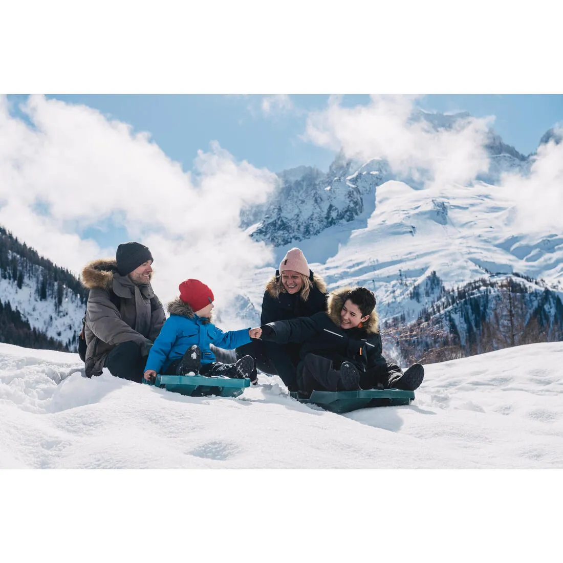Kid's Snow Hiking Boots - SH100 X-Warm