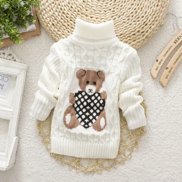 Kids Unisex Turtleneck Sweater