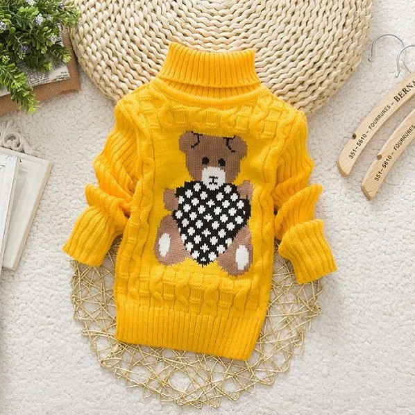 Kids Unisex Turtleneck Sweater