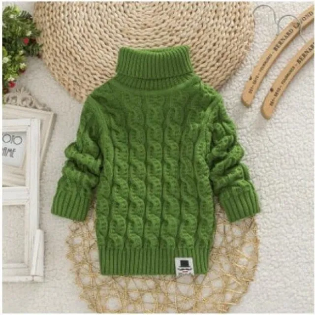 Kids Unisex Turtleneck Sweater