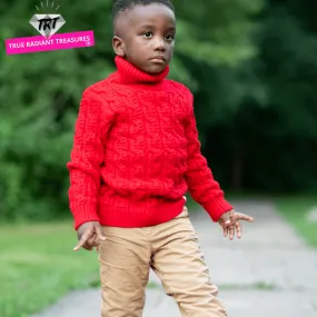 Kids Unisex Turtleneck Sweater