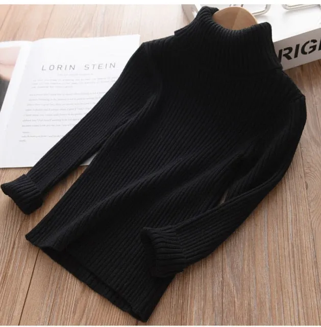 Kids Unisex Turtleneck Sweater