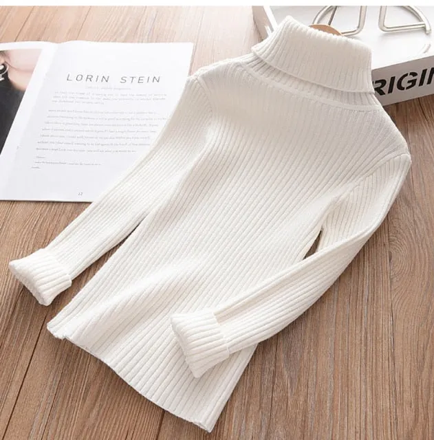 Kids Unisex Turtleneck Sweater