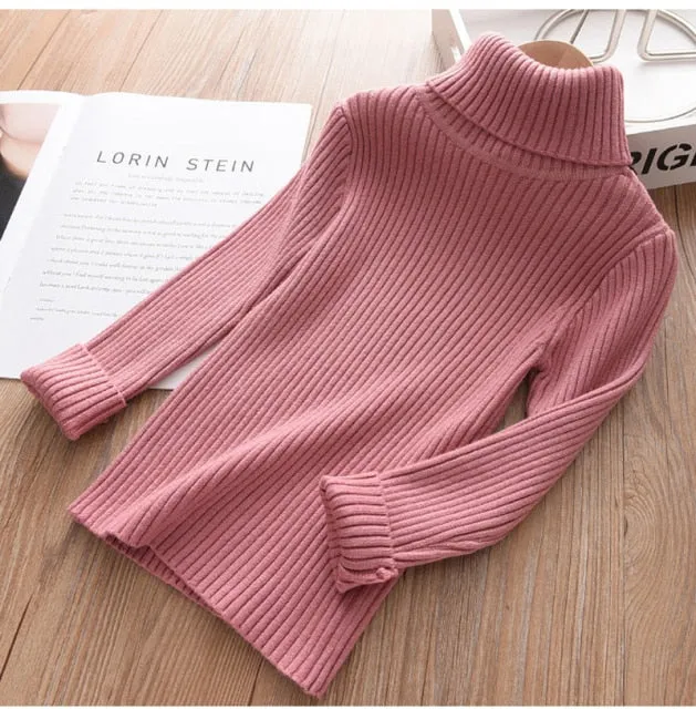 Kids Unisex Turtleneck Sweater