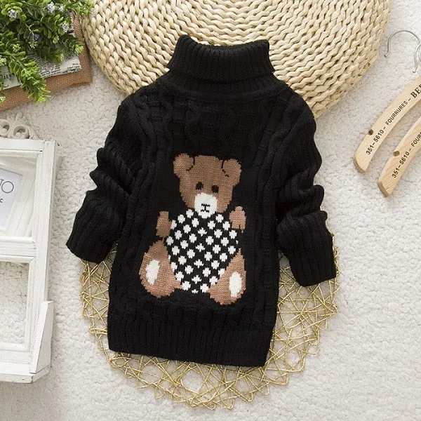 Kids Unisex Turtleneck Sweater